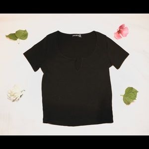 Black Crop Top